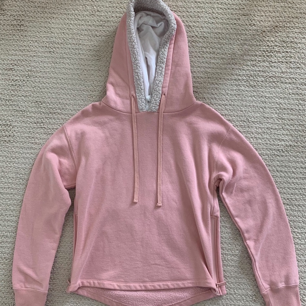 Forever 21 Teddy Lined Pink Hoodie Size Medium